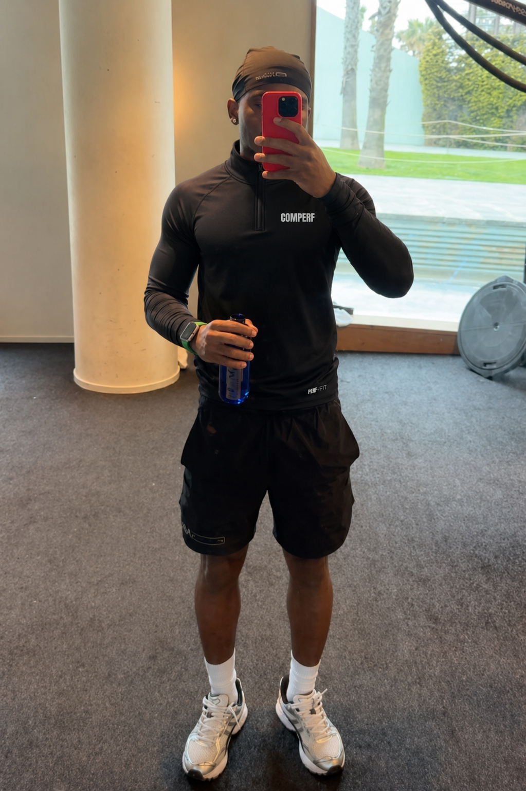 Comperf Perf-Fit black 1/4 zip