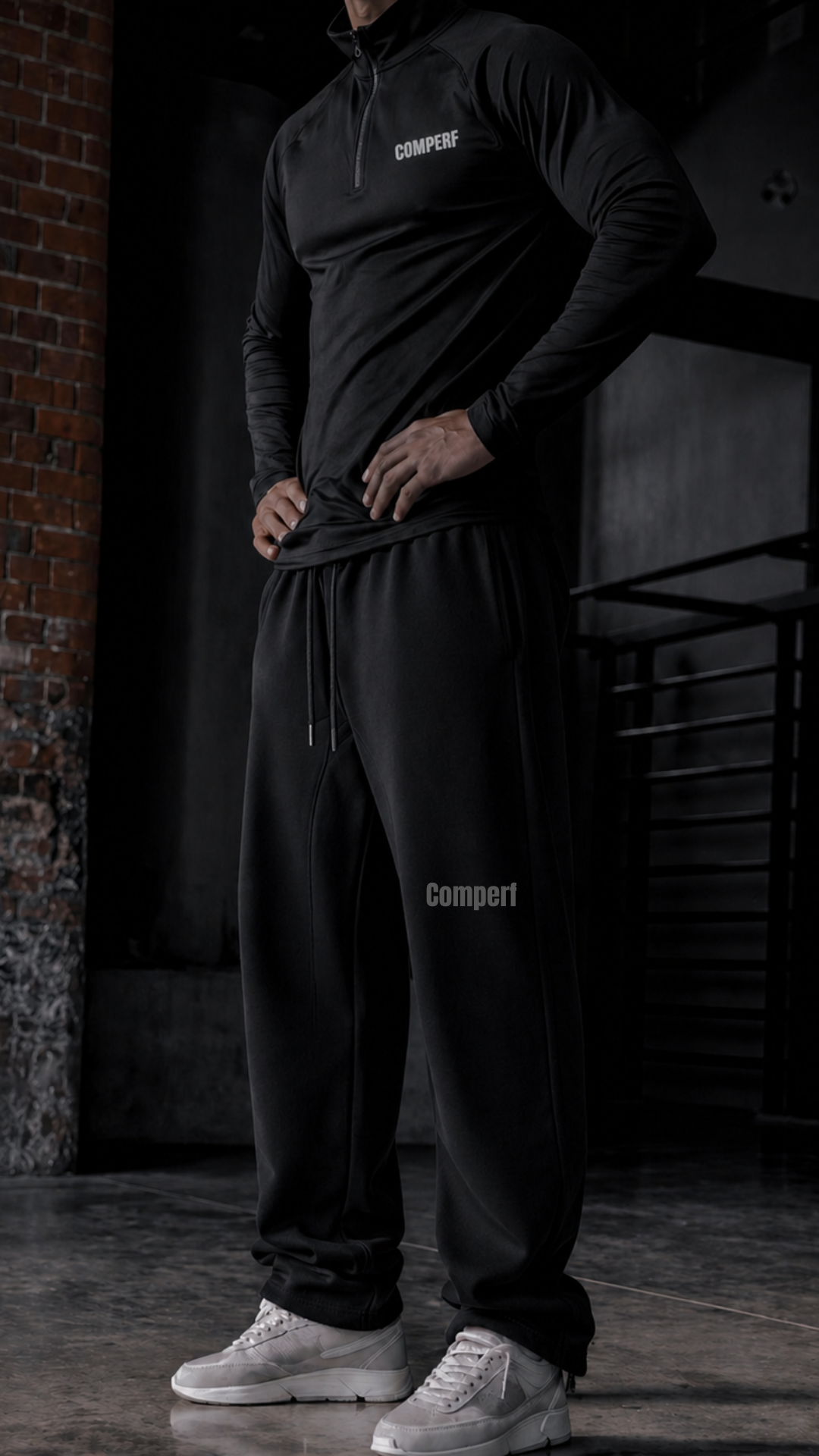 Black sweatpants